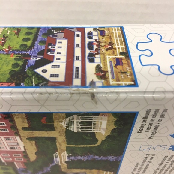 Jigsaw Puzzle-Hometown Collection CHASING THE HOUNDS 1000 Pieces New Sur… - Picture 5 of 9